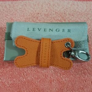 Levenger Ear Bud Holder in Tangerine